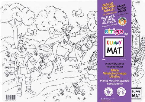 Podkład na biurko FUNNY MAT TRANSPARENT Księzniczka sfu1351 polipropylen PP [mm:] 250x350 Strigo (8681379313513)