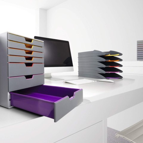 Pojemnik z szufladami szary 5 szuflad Durable (760627)