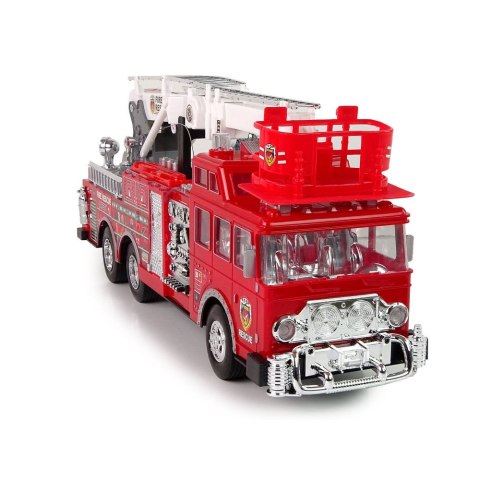 Samochód strażacki Sterowana Pedał Gazu Hamulec Pilot Dźwięk Lean (12646)