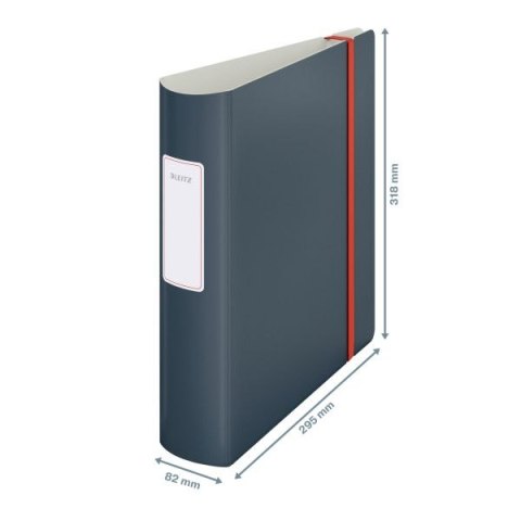 Segregator dźwigniowy Cosy Active A4 80mm szary Leitz (10380089)