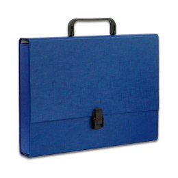 Teczka z szerokim grzbietem na zatrzask A4 granatowy