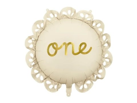 Balon foliowy pastylka z falbanką One, mix, 51,5x51,5 cm Partydeco (FB236) Balon foliowy pastylka z falbanką One, mix, 51,5x51,5 cm Partydeco (FB236)