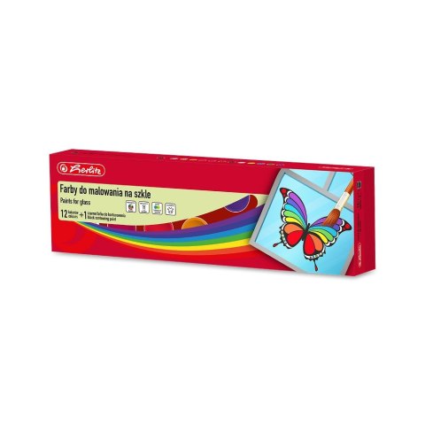 Farba do malowania na szkle 9575655 Herlitz (300022812)