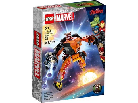 Klocki konstrukcyjne Marvel Super Heroes Mechaniczna zbroja Rocketa Lego (76243) Klocki konstrukcyjne Marvel Super Heroes Mechaniczna zbroja Rocketa Lego (76243)
