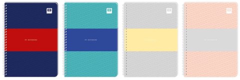 Kołozeszyt (kołonotatnik) Black & Blue A5 krata Interdruk (KOŁOZA580BBP)