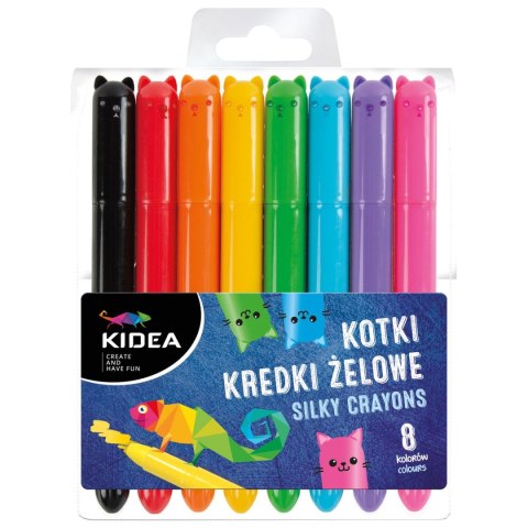 Kredki żelowe Kidea (KZK10KKA) Kredki żelowe Kidea (KZK10KKA)