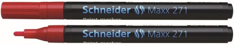 Marker olejowy Maxx 271 czerwony 1,0-2,0mm Schneider (SR127102) Marker olejowy Maxx 271 czerwony 1,0-2,0mm Schneider (SR127102)
