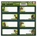 Naklejka na zeszyt Dinozaur [mm:] 160x160 Derform (NNZDN19)