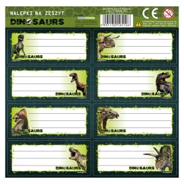 Naklejka na zeszyt Dinozaur [mm:] 160x160 Derform (NNZDN19)