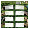 Naklejka na zeszyt Dinozaur [mm:] 160x160 Derform (NNZDN19)