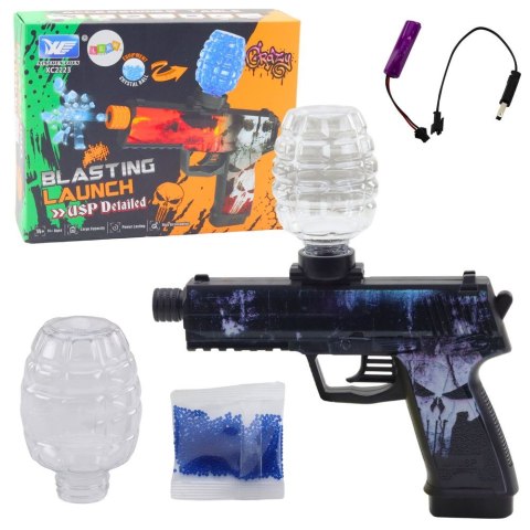Pistolet Automatyczny Na Kulki Wodne Żelowe Czaszka Lean (24829)