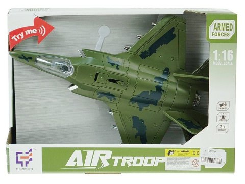 Samolot myśliwski światło i dźwięk Adar (605862)