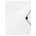 Teczka plastikowa na gumkę Wow A4 biały Leitz (45990001)