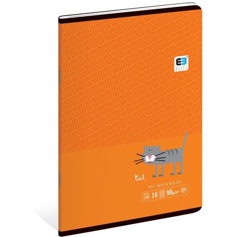 Zeszyt Black & Blue A5 16k. 90g krata [mm:] 148x210 Interdruk (ZE16#B&B)