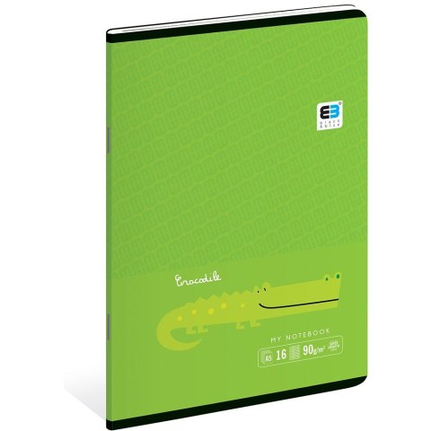 Zeszyt Black & Blue A5 16k. 90g krata [mm:] 148x210 Interdruk (ZE16#B&B)