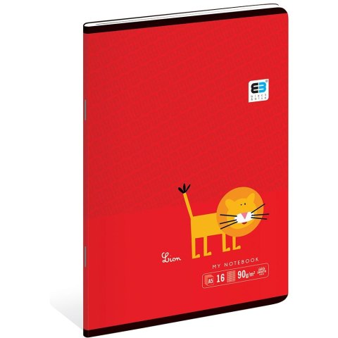 Zeszyt Black & Blue A5 16k. 90g krata [mm:] 148x210 Interdruk (ZE16#B&B)