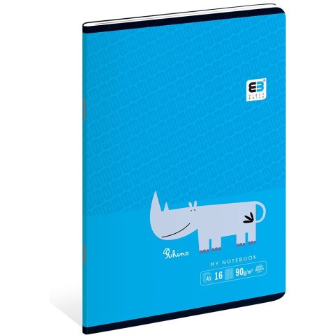 Zeszyt Black & Blue A5 16k. 90g krata [mm:] 148x210 Interdruk (ZE16#B&B)