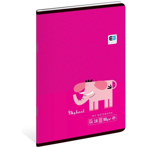 Zeszyt Black & Blue A5 16k. 90g krata [mm:] 148x210 Interdruk (ZE16#B&B)