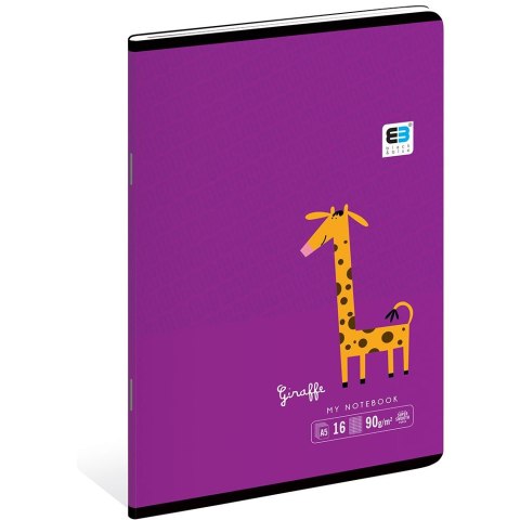 Zeszyt Black & Blue A5 16k. 90g krata [mm:] 148x210 Interdruk (ZE16#B&B)