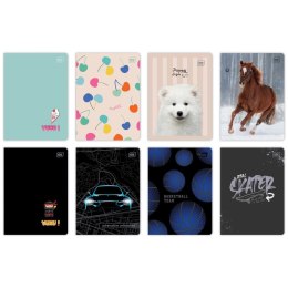 Zeszyt MIX A5 32k. 70g krata Interdruk (ZE32KF#)