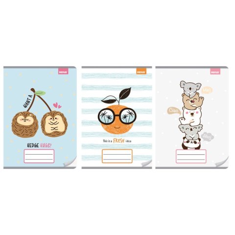 Zeszyt dziewczynka A4 32k. linia kolor Beniamin (4114196)