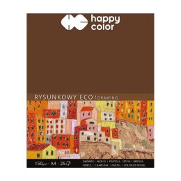 Blok rysunkowy rysunkowy eko młody artysta A4 szary 150g 25k Happy Color (HA 3715 2030-A25)