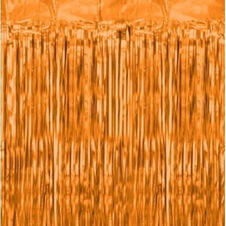 Dekoracja Kurtyna dekoracyjna 100x200cm pomarańczowa Antella Dekoracja Kurtyna dekoracyjna 100x200cm pomarańczowa Antella