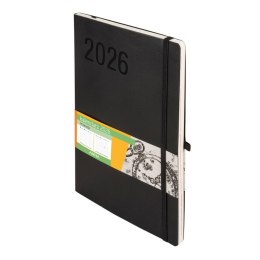 Kalendarz książkowy (terminarz) 2026 IMPRESJA TDW B5 Antra (czarny)
