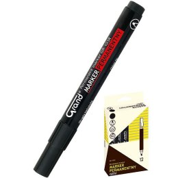 Marker permanentny GR-103C czerwony 1,0-5,0mm ścięta końcówka Grand
