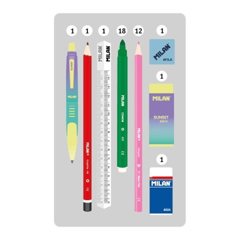 Piórnik Sunset zielony Milan (081264SNK1GR)