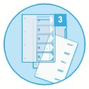 Przekładka numeryczna maxi A4 mix kolorów 6k 1-6 Esselte (100212) Przekładka numeryczna maxi A4 mix kolorów 6k 1-6 Esselte (100212)