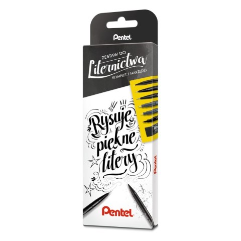 Zestaw pastele Pentel PTS15/BN15 pastele + długopis żelowy Zestaw pastele Pentel PTS15/BN15 pastele + długopis żelowy