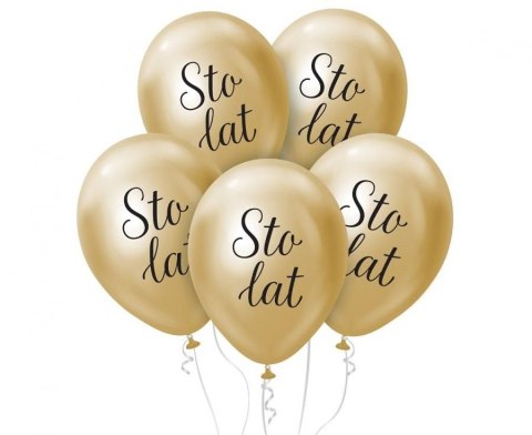 Balon gumowy Sto Lat, platynowe j. złote złoty 12cal Godan (GZ-ZSL5) Balon gumowy Sto Lat, platynowe j. złote złoty 12cal Godan (GZ-ZSL5)