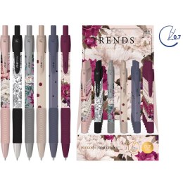 Długopis SWEET wkład niebieski 0,7mm Interkobo (36 szt displ)