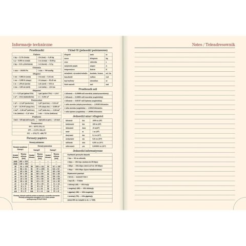 Kalendarz książkowy (terminarz) NENUFARY A5 Lucrum (21DS)