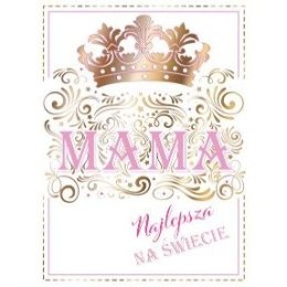 Kartka składana KARNET B6 MAMA pink B6 Henry (5905701483372)
