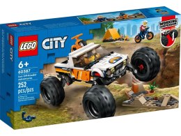 Klocki konstrukcyjne City Przygody samochodem terenowym 4x4 Lego (60387)