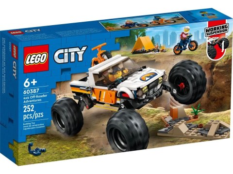 Klocki konstrukcyjne City Przygody samochodem terenowym 4x4 Lego (60387) Klocki konstrukcyjne City Przygody samochodem terenowym 4x4 Lego (60387)