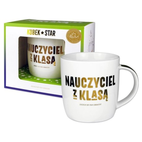 Kubek wielokrotnego użytku Star 2-Nauczyciel 330ml Pan Dragon (5901854983387) Kubek wielokrotnego użytku Star 2-Nauczyciel 330ml Pan Dragon (5901854983387)
