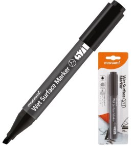 Marker specjalistyczny Do Mokrych Powierzchni 2080140503 C 571/1B wkład czarny ścięta końcówka Monami (160-2532)