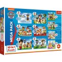 Puzzle 10w1 Niezawodna drużyna Psiego Patrolu Trefl (96001)
