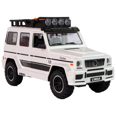 Samochód Terenowe Białe Na Baterie Lean (15497)