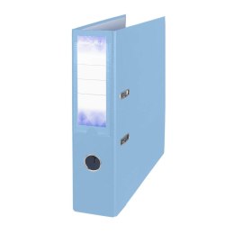 Segregator dźwigniowy A4/75 pastelowy niebieski 5905658854607 PETITTE OFFICE A4 75mm niebieski Strigo (PO54607)