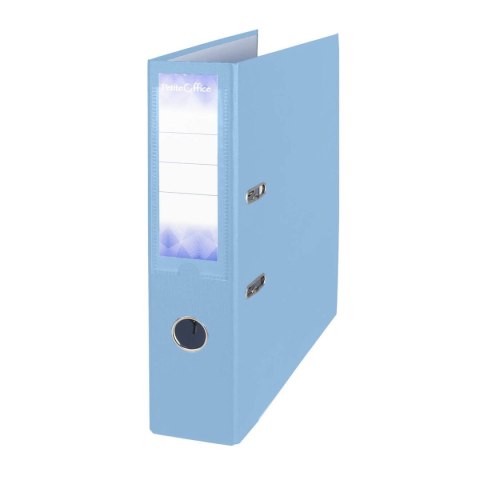 Segregator dźwigniowy A4/75 pastelowy niebieski 5905658854607 PETITTE OFFICE A4 75mm niebieski Strigo (PO54607)