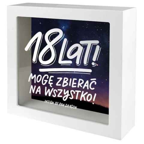 Skarbonka Home 2-18 mogę szkło Pan Dragon Skarbonka Home 2-18 mogę szkło Pan Dragon