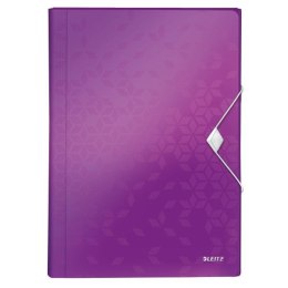 Teczka z przegródkami Wow 40 A4 kolor: fioletowy 6 przegródek [mm:] 254x330 Leitz (45890062)