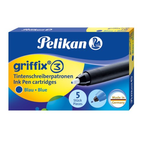Wkład do pióra kulkowego Griffix PN960567 niebieski Pelikan (300011367) Wkład do pióra kulkowego Griffix PN960567 niebieski Pelikan (300011367)