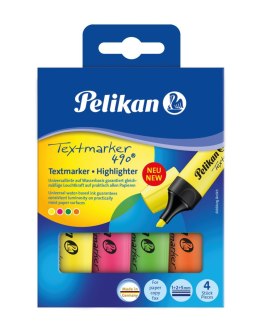 Zakreślacz 490 814058 4 kolory 1-5mm Pelikan (400140874)