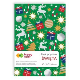 Zeszyt papierów kolorowych z motywami A5 Happy Color (HA 3815 1520-XM)