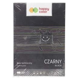 Blok techniczny A3 czarny 170g 10k Happy Color (HA 3717 3040-9)